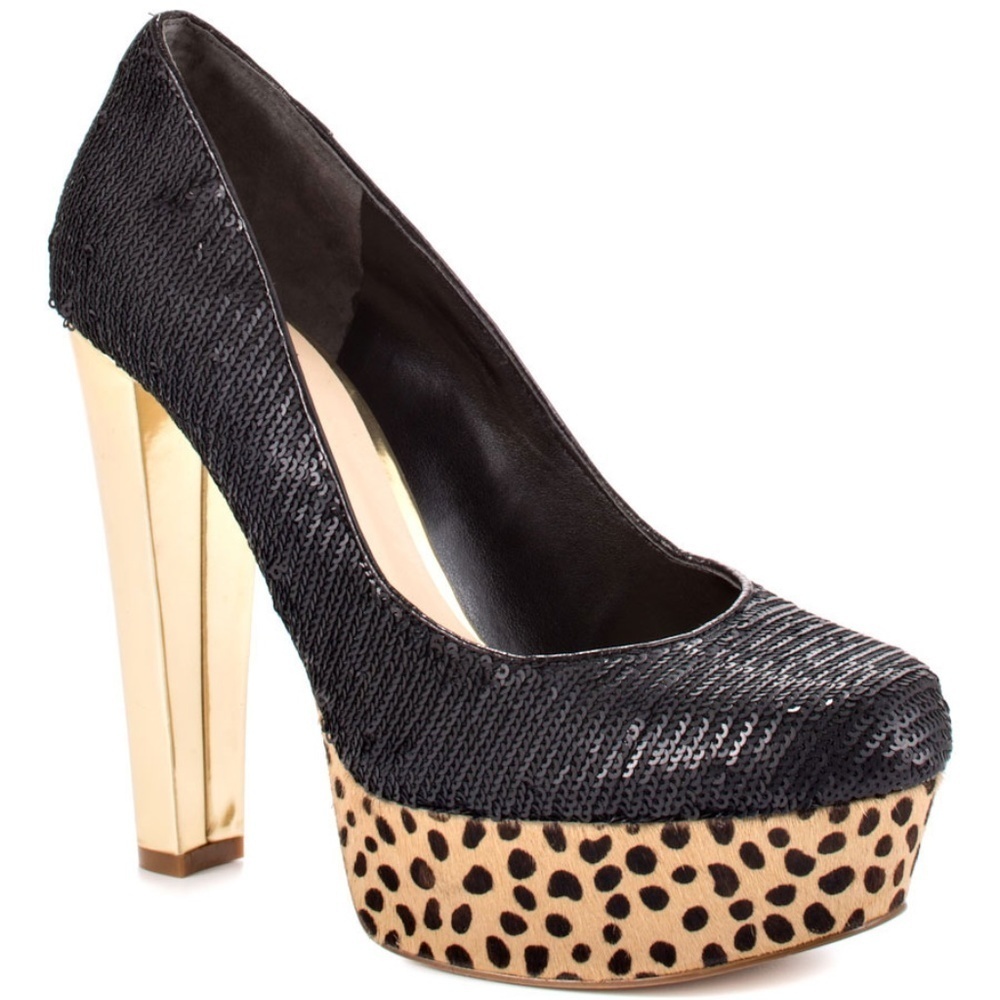 NEW GUESS Ureekaly - Black Texture Shoes SZ 7.5
